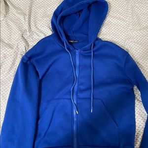 royal blue zip-up from shein. size medium